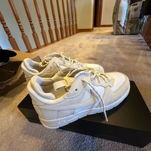 Nike Cream Lace-Up Sneakers